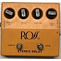 Used Ross STEREO DELAY Effect Pedal