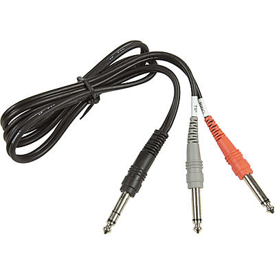 Hosa STP-203 Stereo 1/4" Phone to 2 - Mono 1/4" Phone Insert Cable