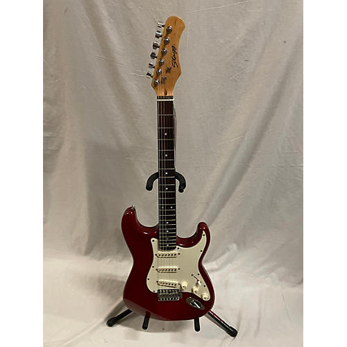 Stagg STRATOCASTER Solid Body Electric Guitar Trans Red