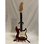Used Stagg STRATOCASTER Solid Body Electric Guitar Trans Red