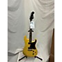 Used Squier STRATOSONIC Solid Body Electric Guitar Yellow
