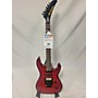 Used Kramer STRIKER FIGURED HSS Solid Body Electric Guitar Trans Red