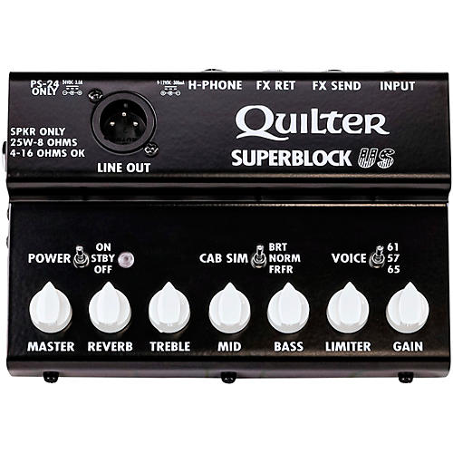 Quilter SuperBlock US 25W Guitar Amp Head Condition 1 - Mint Black