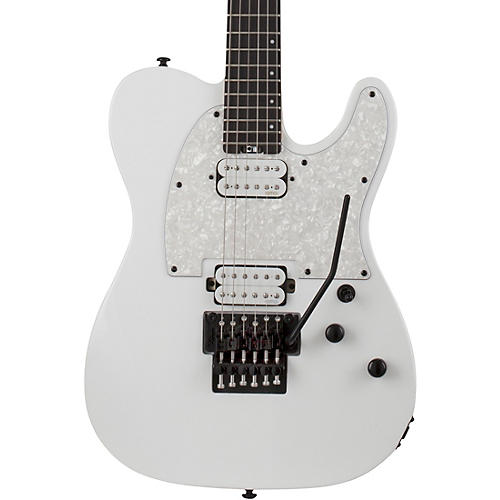 Schecter Guitar Research SVSS PT-FR Rosewood Fingerboard Electric Guitar Metallic White White Pearloid Pickguard