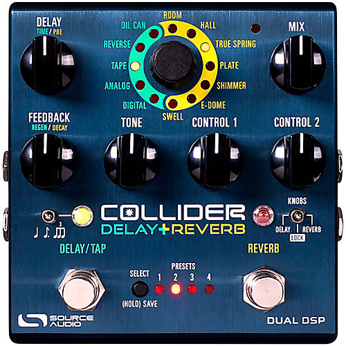 Source Audio Sa263 Collider Stereo Delay Reverb Effects Pedal Condition 2 - Blemished  197881249922