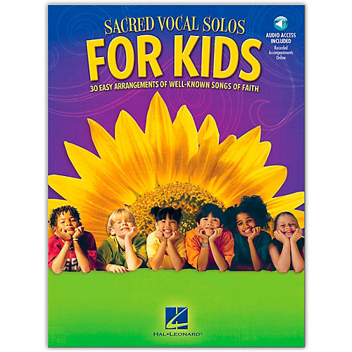 Sacred Vocal Solos For Kids Book/Online Audio