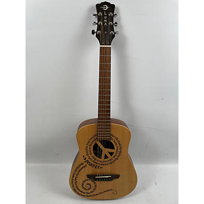 Luna Safari Peace 3/4 Size Acoustic Guitar