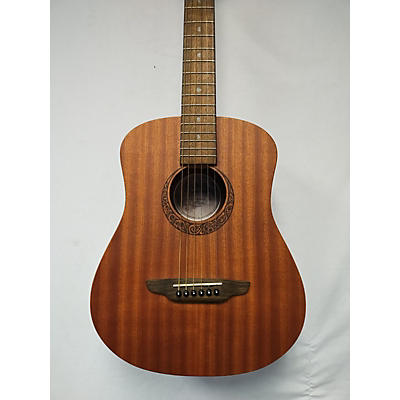 Luna Guitars Safari Tattoo 3/4 Size Acoustic Guitar