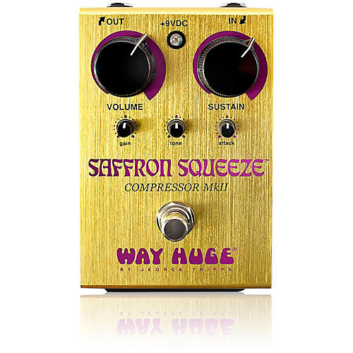Saffron Squeeze Compressor Guitar Effects Pedal