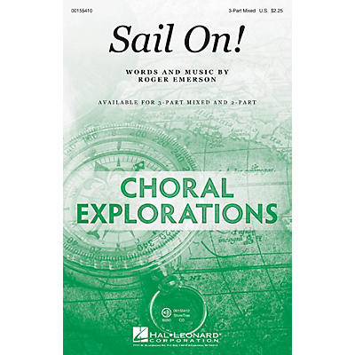 Hal Leonard Sail On! 3-Part Mixed composed by Roger Emerson