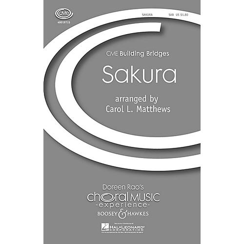 Boosey and Hawkes Sakura (CME Building Bridges) Score & Parts Arranged by Carol Matthews