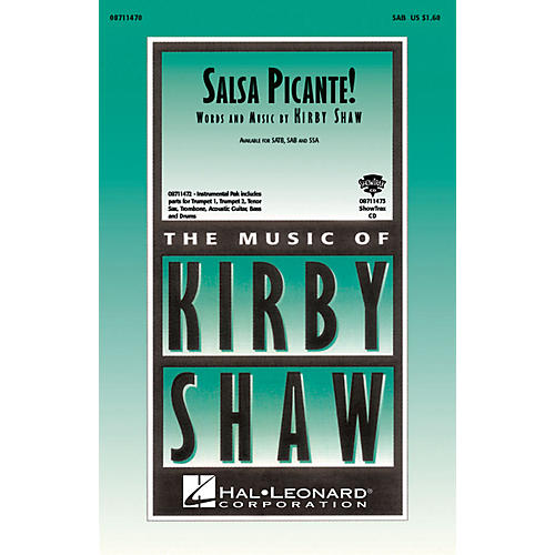Hal Leonard Salsa Picante! SAB composed by Kirby Shaw
