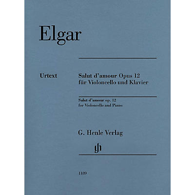 G. Henle Verlag Salut d'amour Op. 12 Henle Music Folios Series Softcover