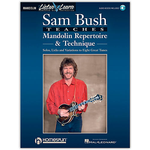 Sam Bush Mandolin Repertoire & Technique - Listen & Learn Series (Book/Online Audio)