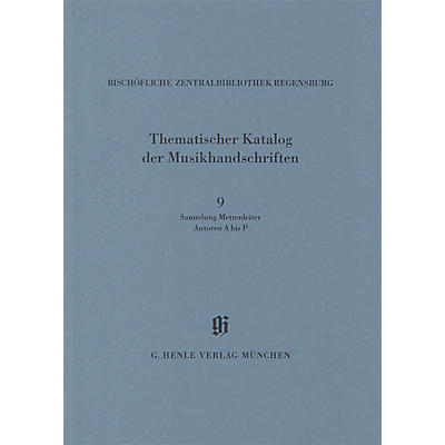 G. Henle Verlag Sammlung Mettenleiter, Autoren A bis P Henle Books Series Softcover