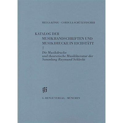 G. Henle Verlag Sammlung Raymund Schlecht, Musikdrucke u. theoretische Musikliteratur Henle Books Series Softcover