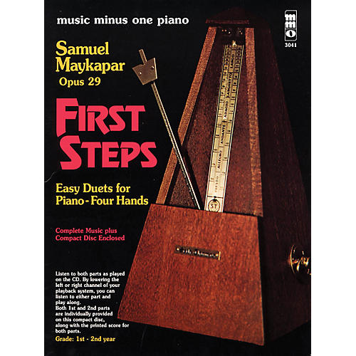 Music Minus One Samuel Maykapar - First Steps, Op. 29 Music Minus One Series Softcover with CD