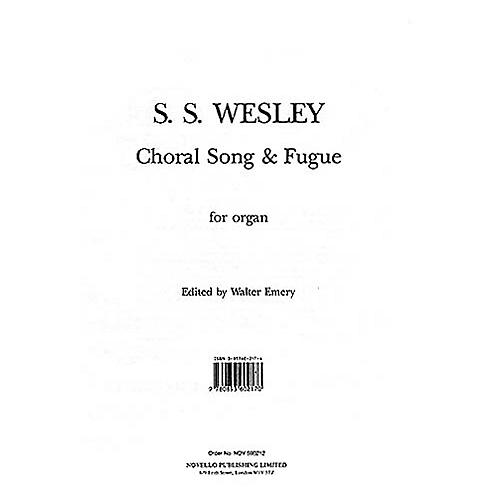 Music Sales Samuel Sebastian Wesley: Choral Song And Fugue Music Sales America Series