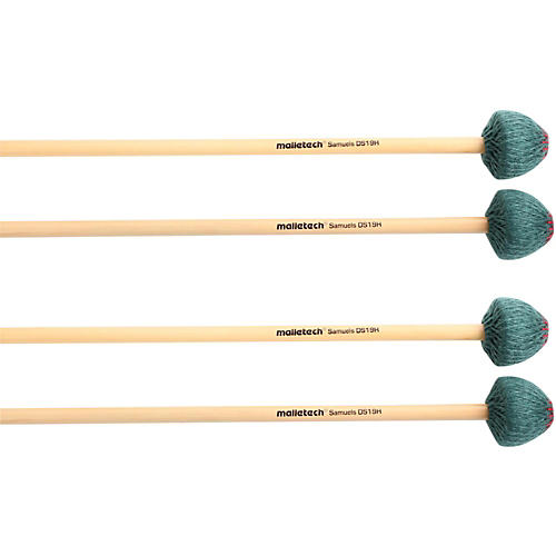 Malletech Samuels Vibraphone Mallets Set of 4 (2 Matched Pairs) Hard Heavy