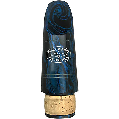 Clark W Fobes San Francisco 10K Blue Clarinet Mouthpiece