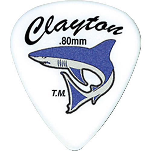 Clayton Sand Shark Acetal Grip Guitar Pick 6-Pack 1.0 mm