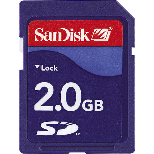 Sandisk Secure Digital Card 2G