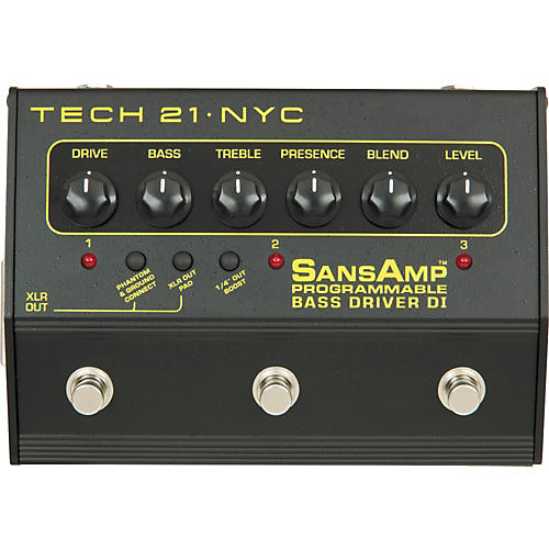 SansAmp 3-Channel Programmable Bass Driver DI