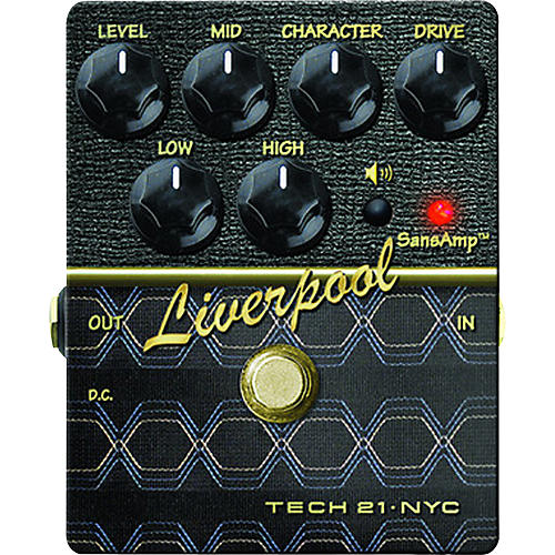 SansAmp Character Series Liverpool V2 Distortion Guitar Effects Pedal