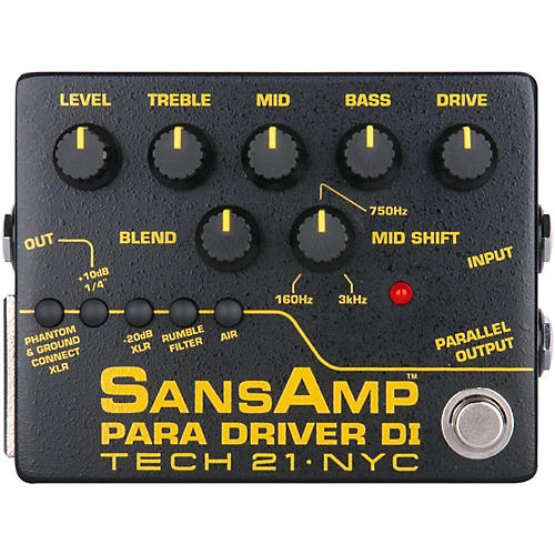 SansAmp Para Driver DI Preamp Pedal V2