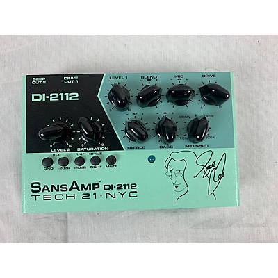 Tech 21 Sansamp DI-2112 Bass Effect Pedal