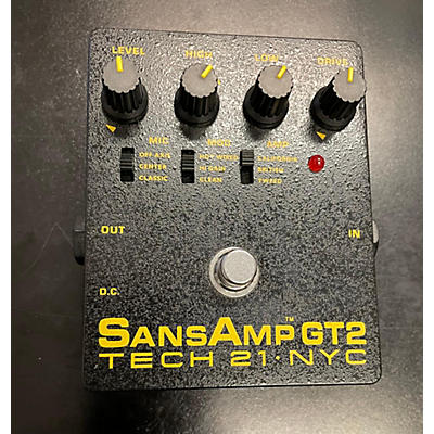 Tech 21 Sansamp GT2 Tube Amp Emulator Effect Pedal