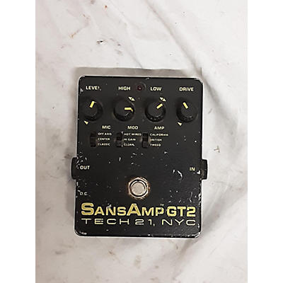 Tech 21 Sansamp GT2 Tube Amp Emulator Effect Pedal