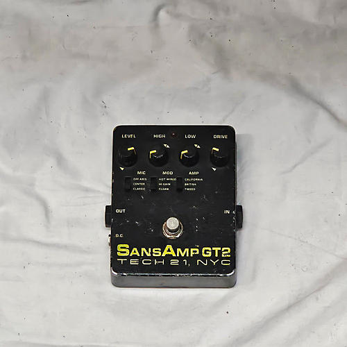 Tech 21 Sansamp GT2 Tube Amp Emulator Effect Pedal Musician's Friend