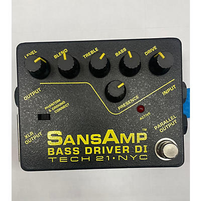 Tech 21 Sansamp PBDR Bass Driver DI Bass Effect Pedal