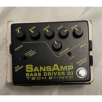 Tech 21 Sansamp PBDR Bass Driver DI Bass Effect Pedal