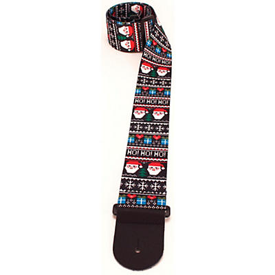 Perri's Santa Ugly Sweater Pattern Guitar Strap