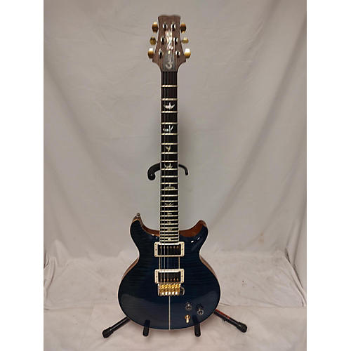 PRS Santana II Solid Body Electric Guitar Trans Blue