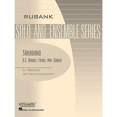 Rubank Publications Saraband (Trombone Solo with Piano - Grade 1.5) Rubank Solo/Ensemble Sheet Series