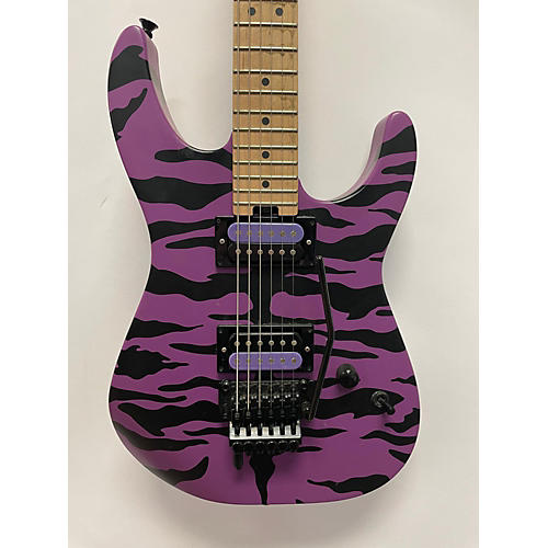 Charvel Satchel Dk Pro Mod Used Solid Body Electric Guitar Purple