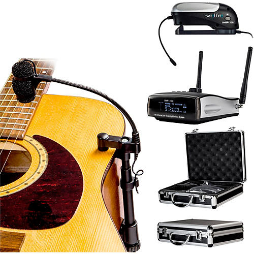 Satellite AGM-100 - 100-Channel True Diversity Wireless Instrument System for Acoustic or Nylon String Guitar