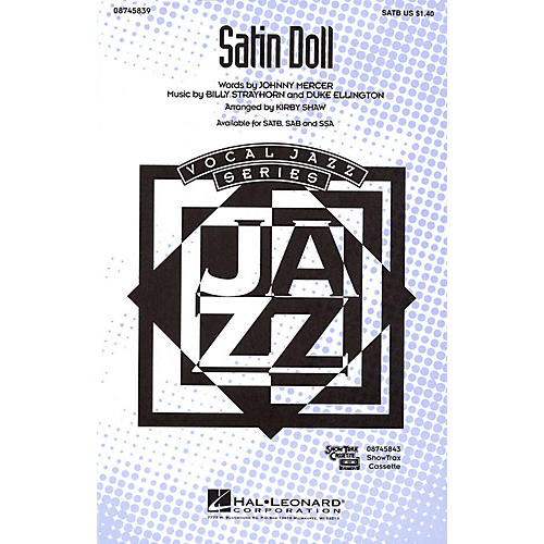 Hal Leonard Satin Doll SSA Arranged by Kirby Shaw