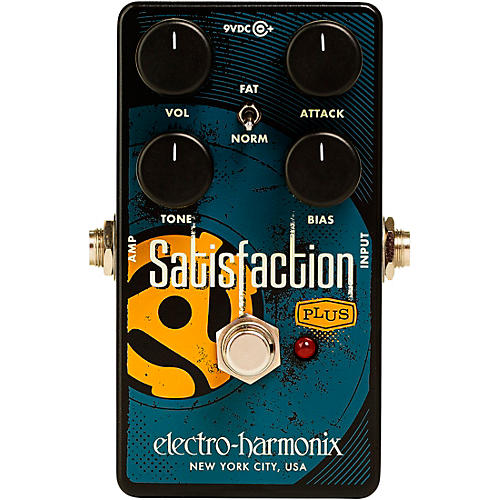 Electro-Harmonix Satisfaction Plus Fuzz Effects Pedal Condition 1 - Mint Black and Blue