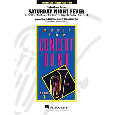 Hal Leonard Saturday Night Fever, Selections from - Young Concert Band Level 3 by Johnnie Vinson