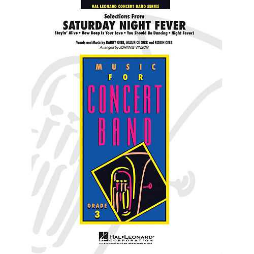 Hal Leonard Saturday Night Fever, Selections from - Young Concert Band Level 3 by Johnnie Vinson