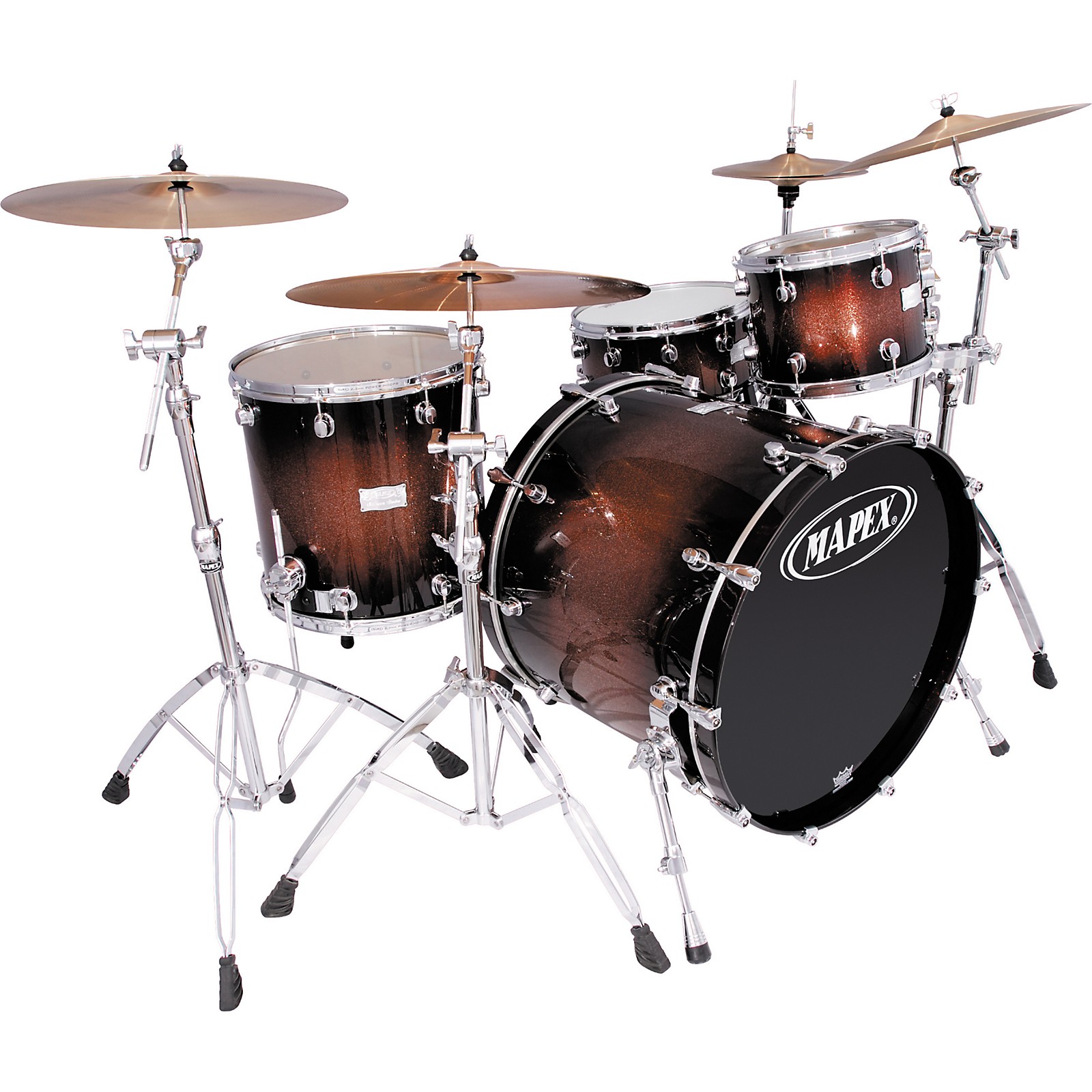Mapex Saturn 4Piece Plus Bass Rock 24 Drum Set Musician's Friend