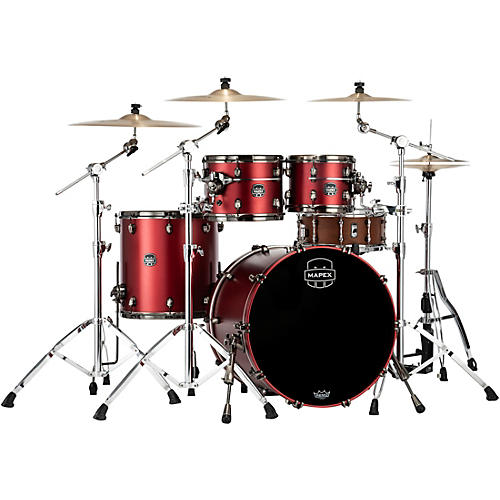 Mapex Saturn Evolution Rock Maple 4-Piece Shell Pack With 22