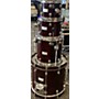 Used Mapex Saturn III Drum Kit Trans Cherry