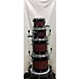 Used Mapex Saturn Standard Drum Kit Wine Red Burst