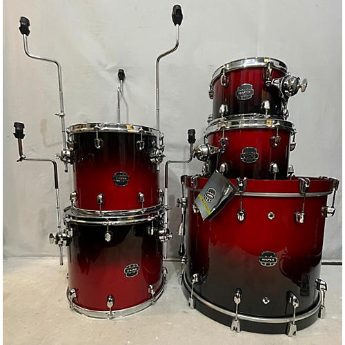 Mapex Saturn Studioease V Drum Kit scarlet red fade