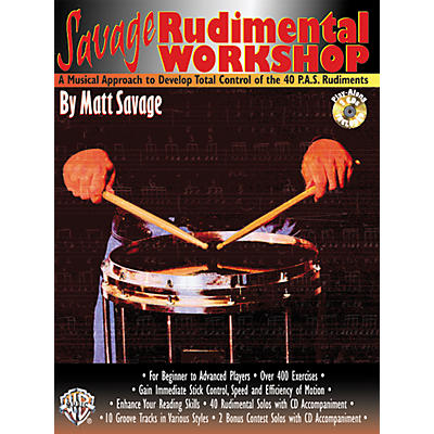 Alfred Savage Rudimental Workshop (Book/CD)
